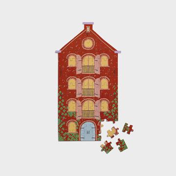 Puzzle canal house warehouse