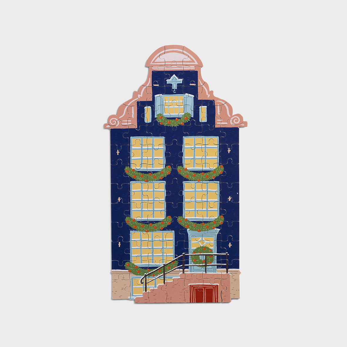 Puzzle canal house wave