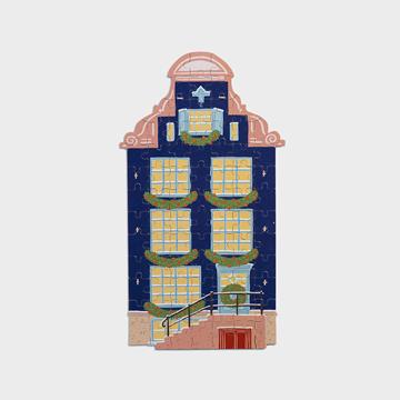 Puzzle canal house wave