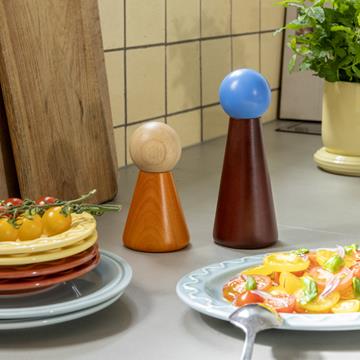 Salt & pepper halma small orange