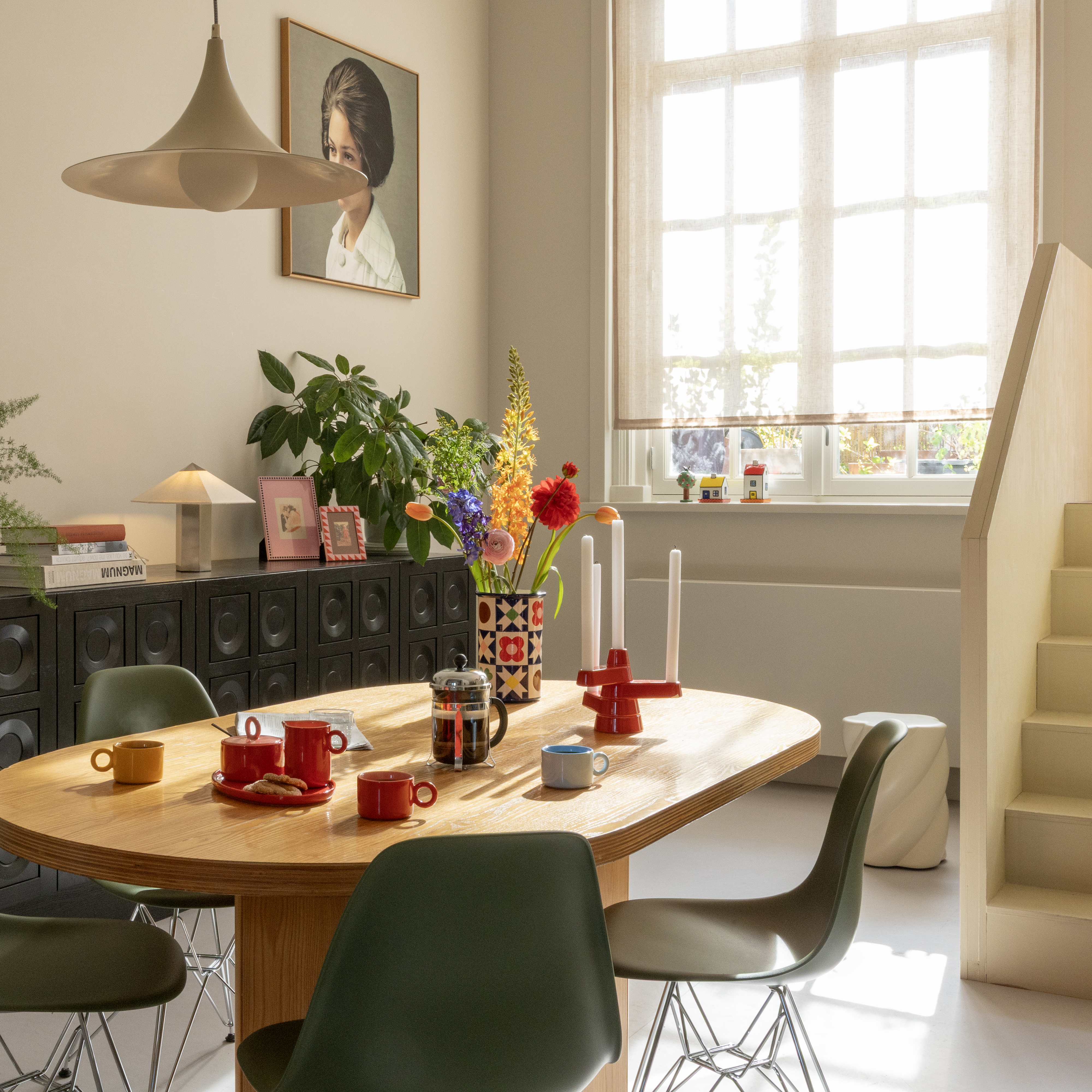 Candle holder brute red