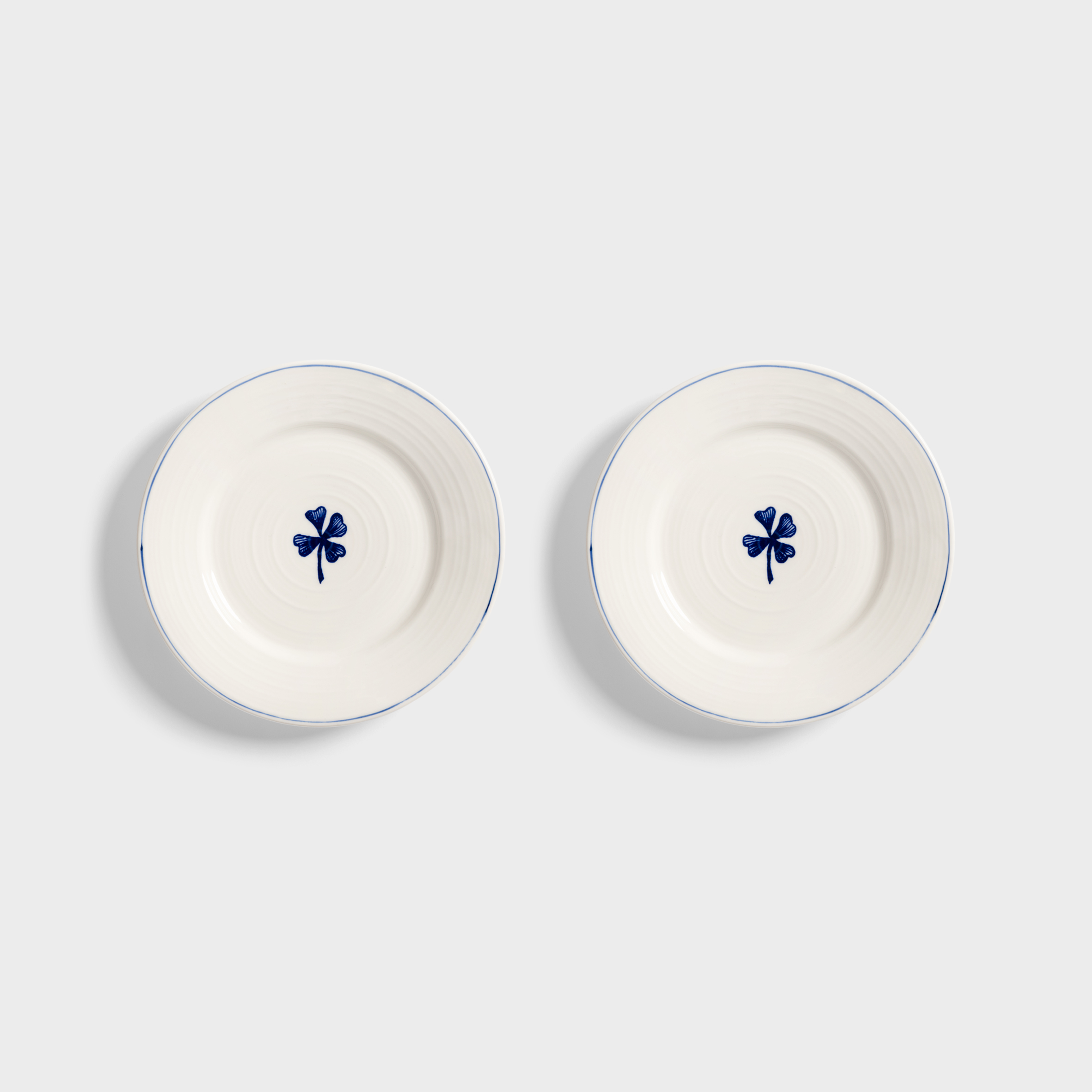 Plate anouk clover set of 2