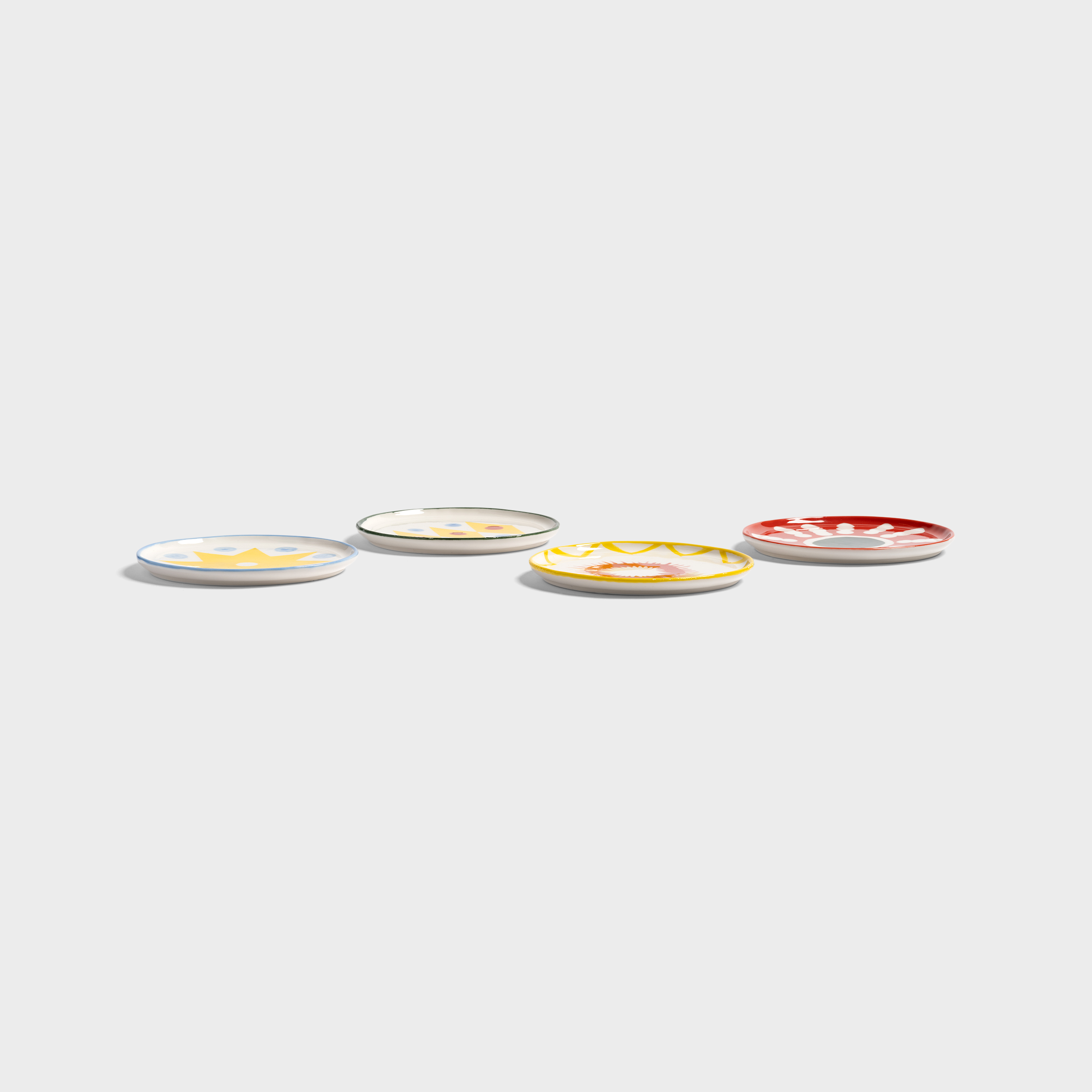 Plate festivo small set of 4