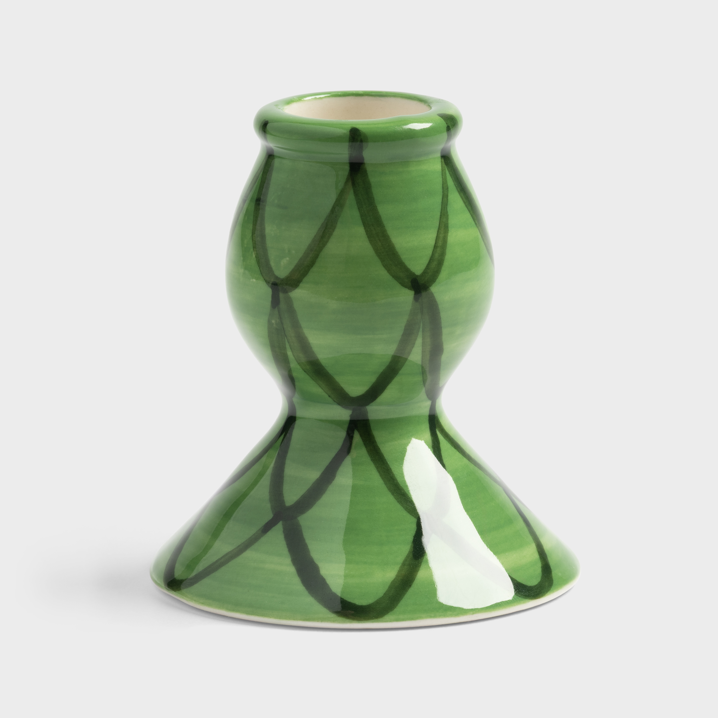 Candle holder sirène green