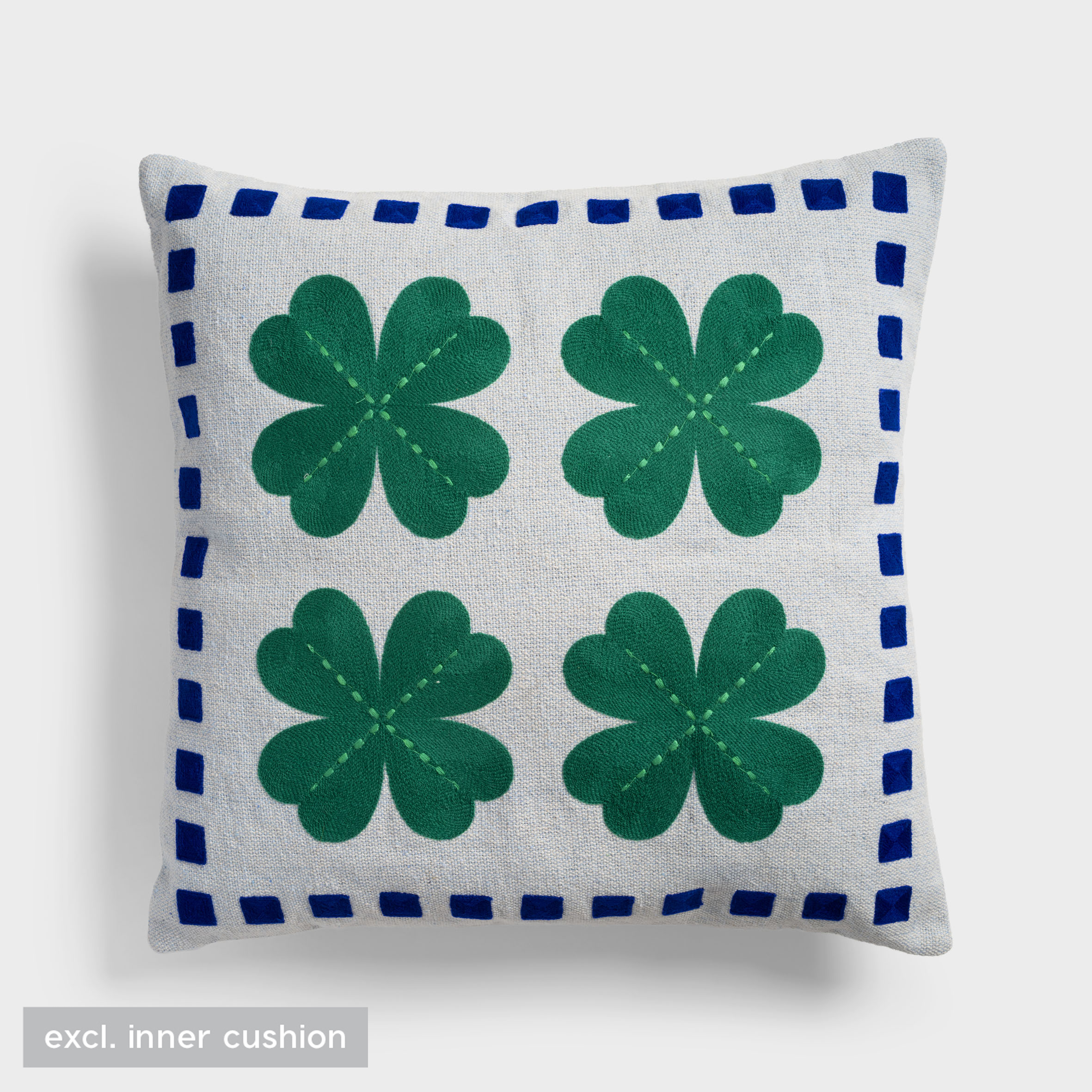 Cushion patch clover 50x50