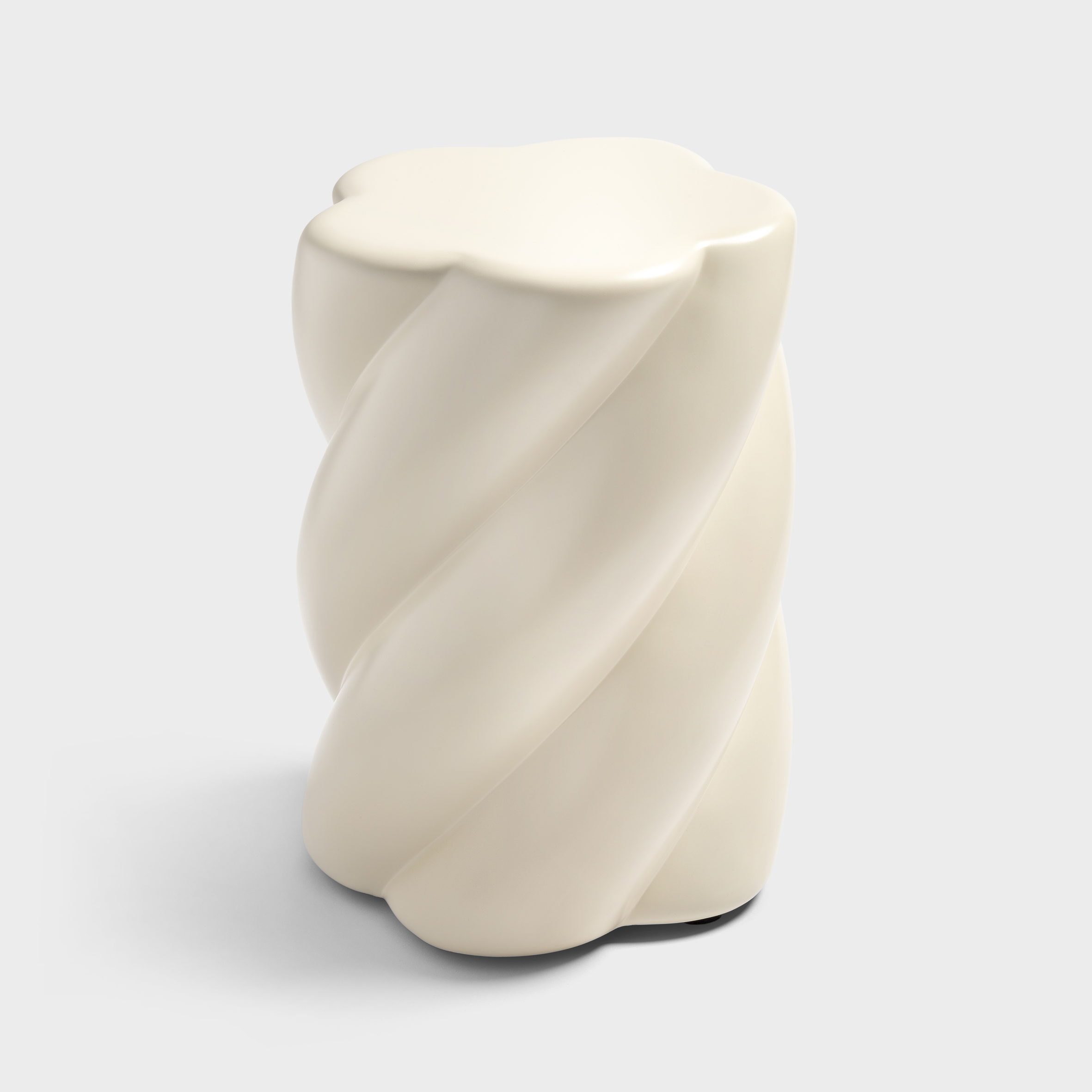 Stool marshmallow off white
