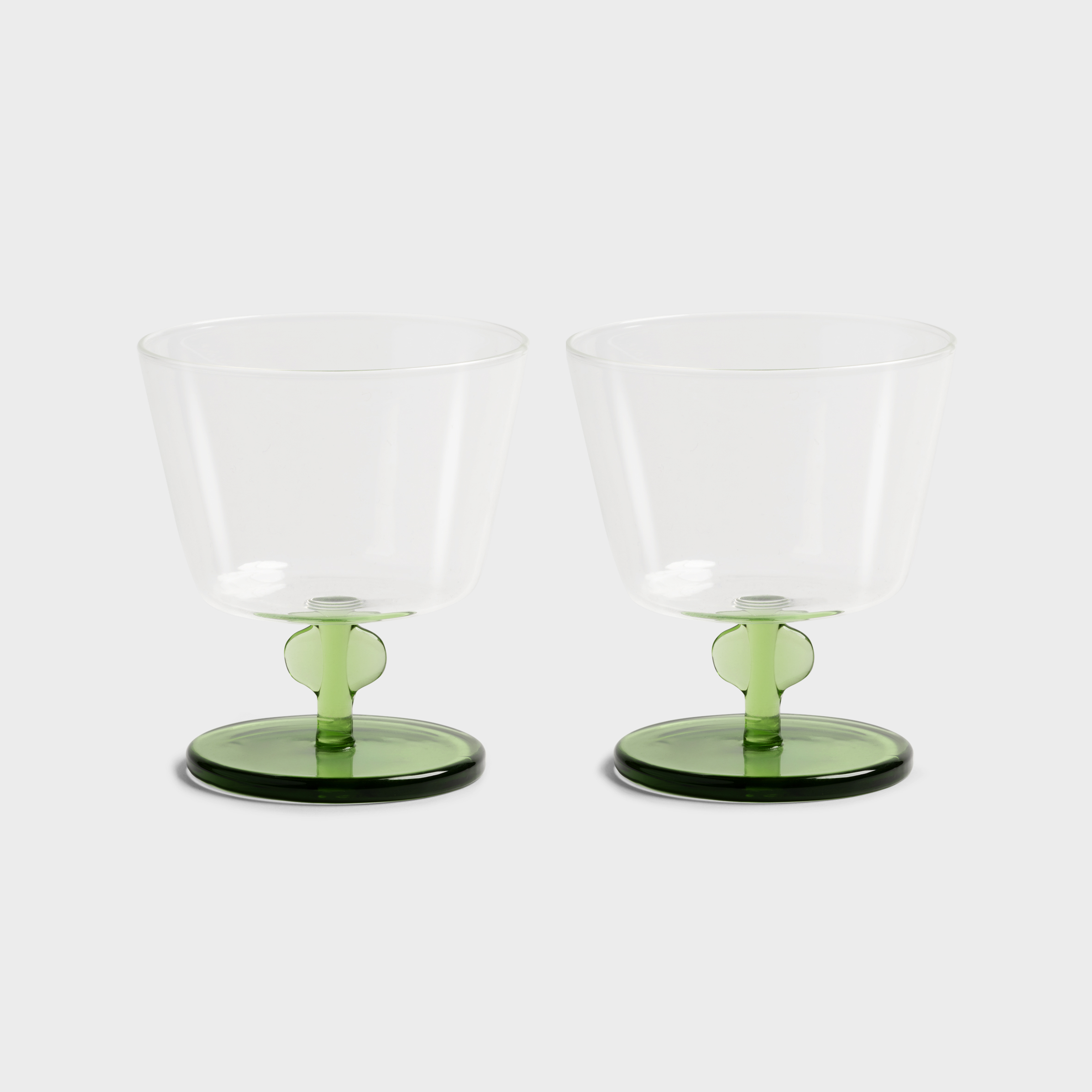 Water glass petal set of 2