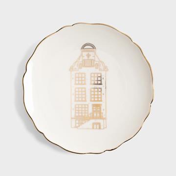 Plate canal house small set of 4