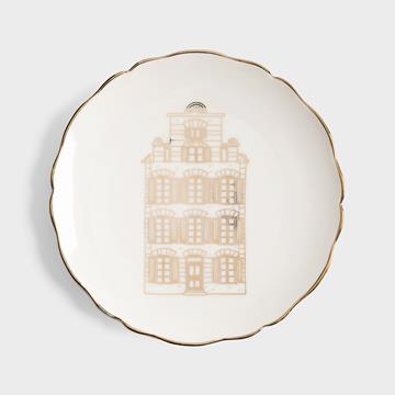 Plate canal house small set of 4
