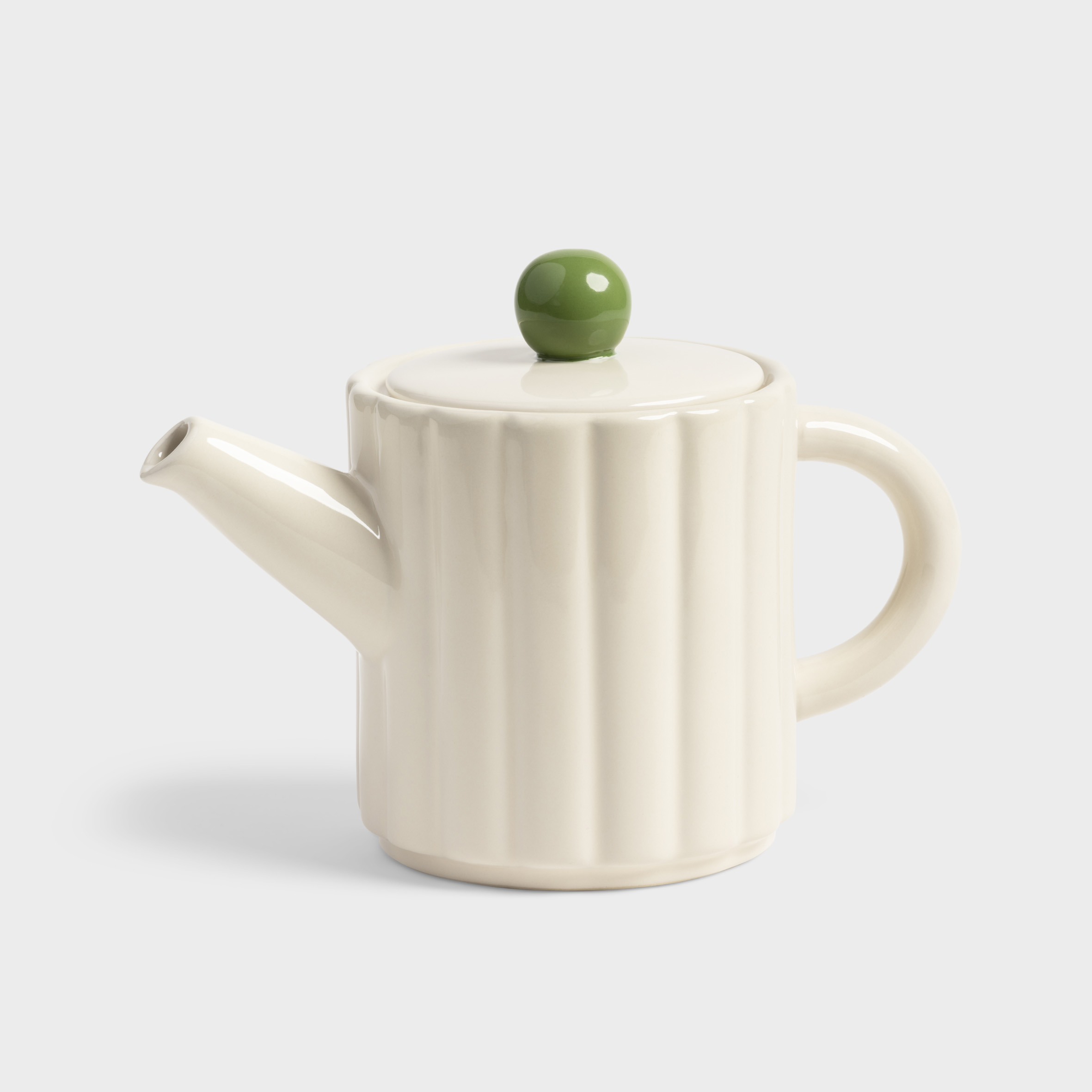 Teapot tube off white