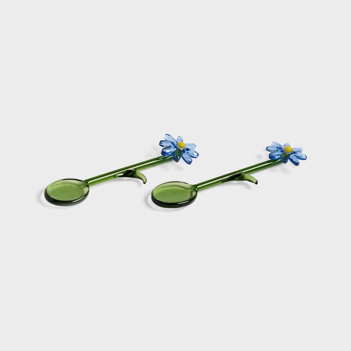 Spoon flora blue set of 2