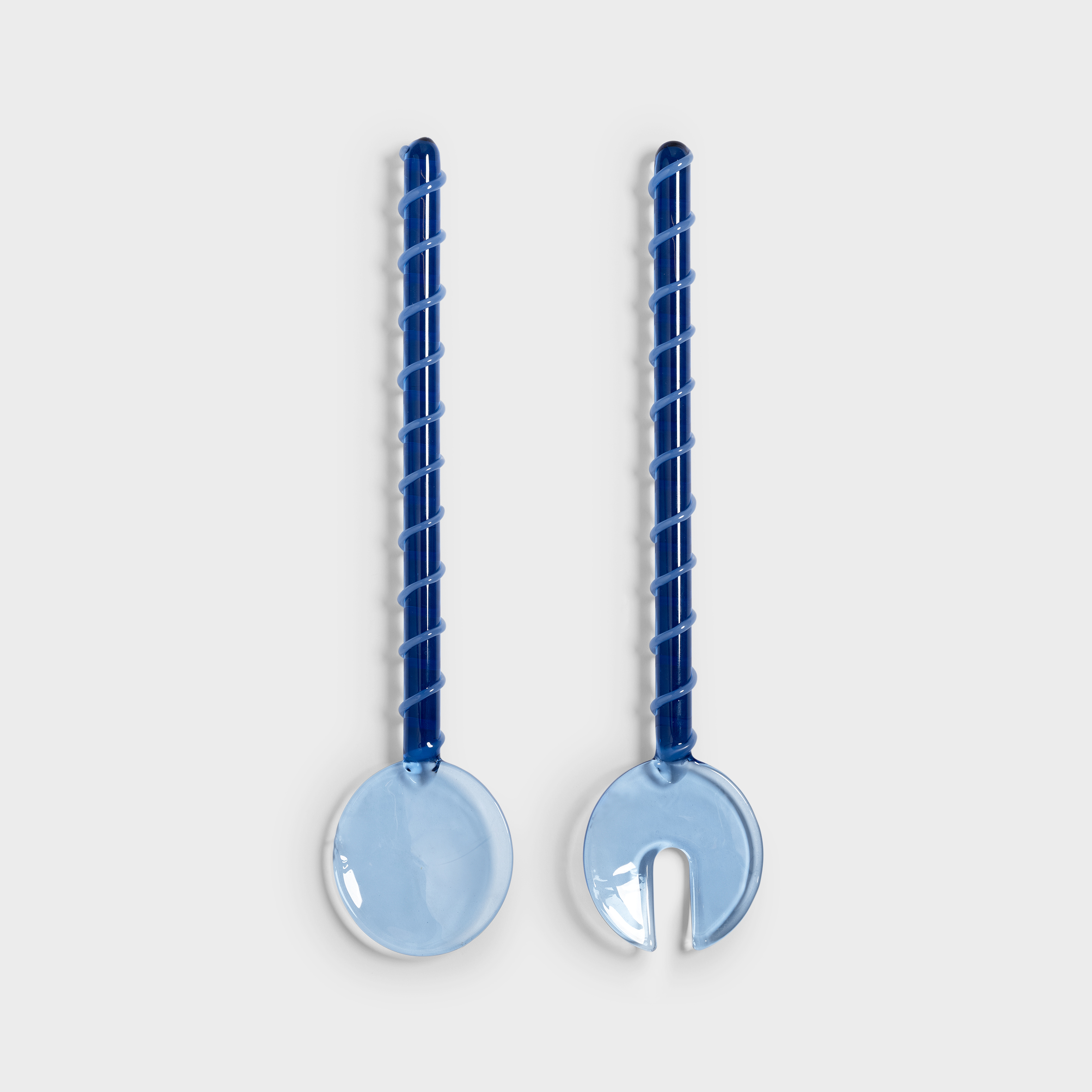 Salad server sling blue