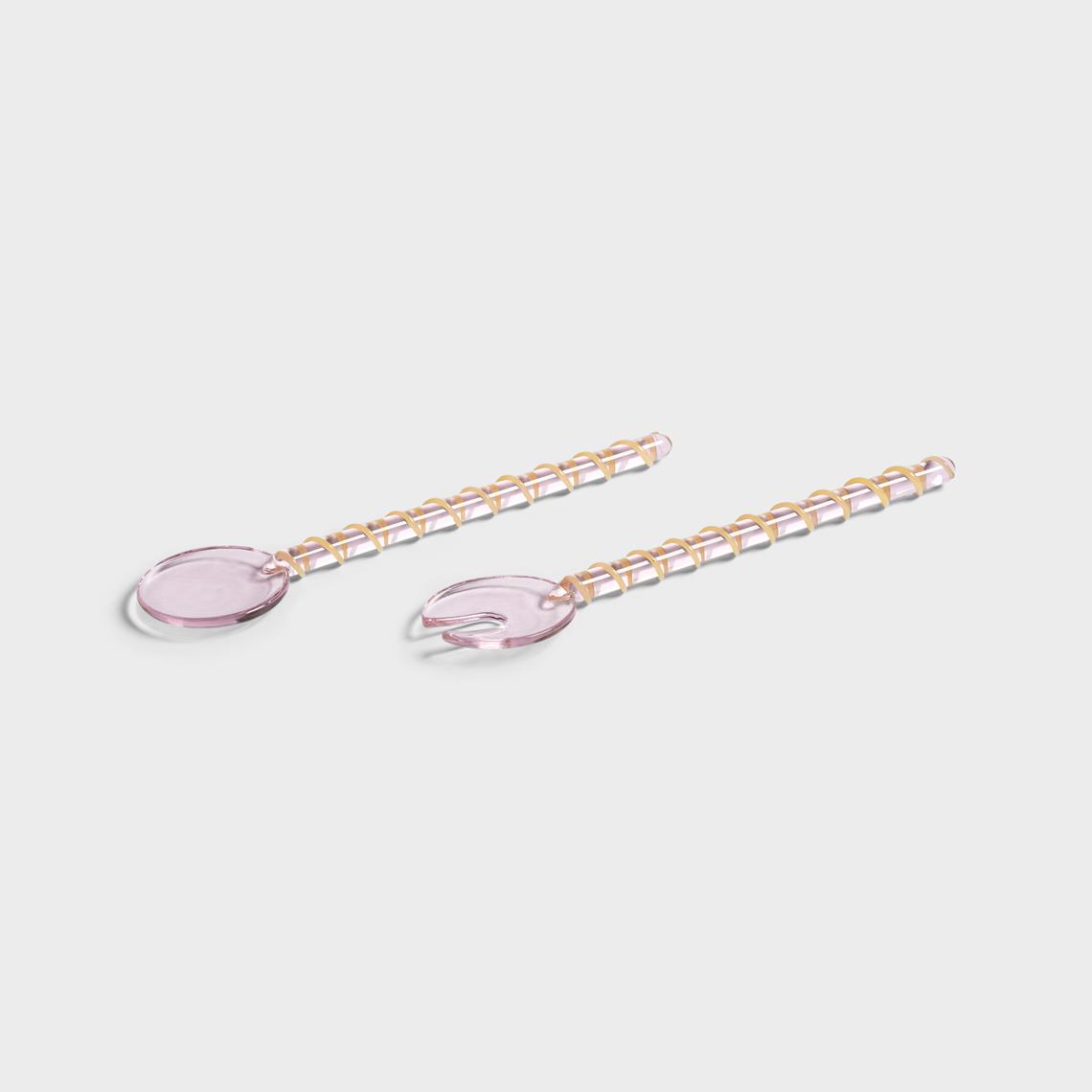 Salad server sling pink
