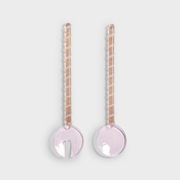 Salad server sling pink